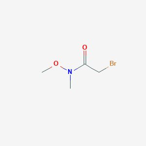 molecular formula C4H8BrNO2 B155290 2-溴-N-甲氧基-N-甲基乙酰胺 CAS No. 134833-83-3