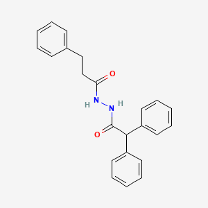 molecular formula C23H22N2O2 B15529026 N'-(2,2-diphenylacetyl)-3-phenylpropanehydrazide 