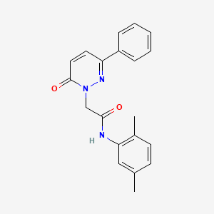 molecular formula C20H19N3O2 B15529084 N-(2,5-dimethylphenyl)-2-(6-oxo-3-phenylpyridazin-1(6H)-yl)acetamide 