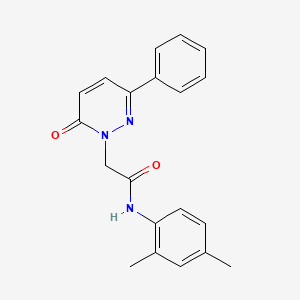 molecular formula C20H19N3O2 B15529135 N-(2,4-dimethylphenyl)-2-(6-oxo-3-phenylpyridazin-1(6H)-yl)acetamide 