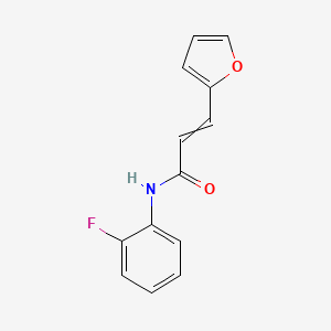 molecular formula C13H10FNO2 B15529294 N-(2-fluorophenyl)-3-(furan-2-yl)prop-2-enamide 