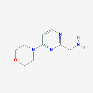molecular formula C9H14N4O B15529600 (4-Morpholinopyrimidin-2-yl)methanamine CAS No. 944903-55-3