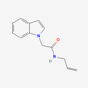 molecular formula C13H14N2O B15529637 N-allyl-2-(1H-indol-1-yl)acetamide 