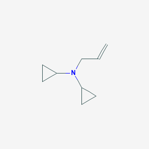 molecular formula C9H15N B15529744 N-allyl-N-cyclopropylcyclopropanamine 