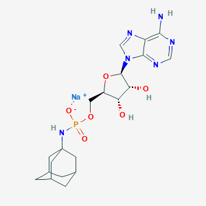 molecular formula C20H28N6NaO6P B155301 Adenosine 5'-phosphor(adamantyl)amidate CAS No. 133310-22-2