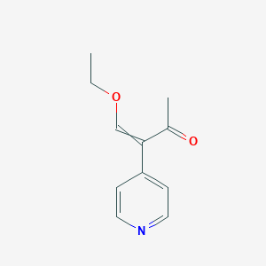 molecular formula C11H13NO2 B155303 4-Ethoxy-3-(4-pyridyl)-3-buten-2-one CAS No. 88349-61-5