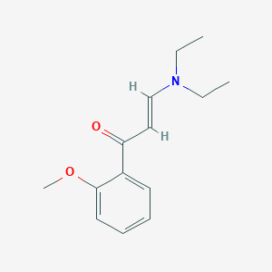 molecular formula C14H19NO2 B155304 Acrylophenone, 3-(diethylamino)-2'-methoxy- CAS No. 1776-14-3