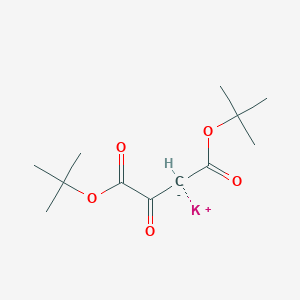 molecular formula C12H19KO5 B15531143 potassium;ditert-butyl 2-oxobutanedioate 