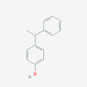 molecular formula C14H14O B155313 4-(1-Phenylethyl)phenol CAS No. 1988-89-2