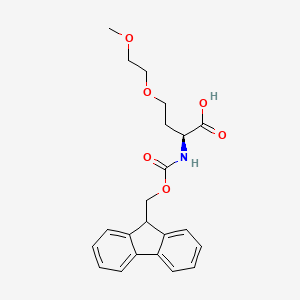 molecular formula C22H25NO6 B15531337 N-Fmoc-O-(2-methoxyethyl)-L-homoserine 