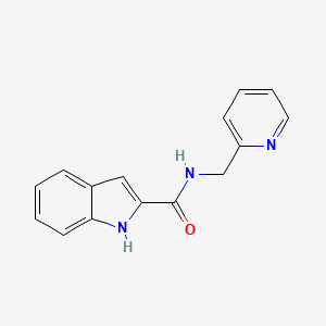molecular formula C15H13N3O B15531370 N-(pyridin-2-ylmethyl)-1H-indole-2-carboxamide 