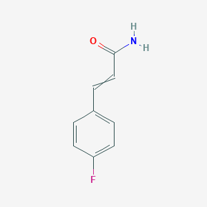 molecular formula C9H8FNO B155316 3-(4-Fluorophenyl)-2-propenamide CAS No. 127406-78-4