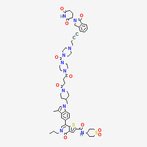 molecular formula C61H72N10O10S2 B15531680 QA-68 