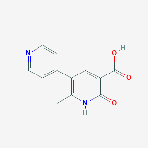molecular formula C12H10N2O3 B155317 5-Decyano5-Carboxymilrinone CAS No. 80047-38-7