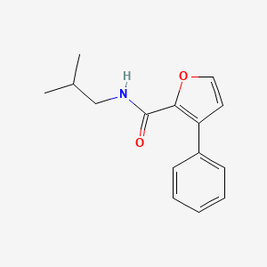 molecular formula C15H17NO2 B15531896 n-Isobutyl-3-phenylfuran-2-carboxamide 