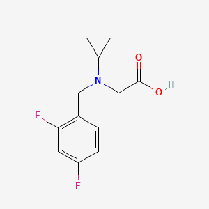 molecular formula C12H13F2NO2 B15533200 n-Cyclopropyl-n-(2,4-difluorobenzyl)glycine 