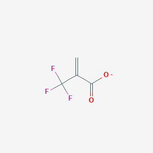 molecular formula C4H2F3O2- B15533205 2-(Trifluoromethyl)prop-2-enoate 
