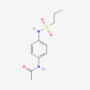 molecular formula C11H16N2O3S B15533544 n-(4-(Propylsulfonamido)phenyl)acetamide 