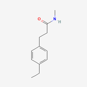 molecular formula C12H17NO B15533809 3-(4-ethylphenyl)-N-methylpropanamide 