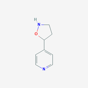 5-(Pyridin-4-yl)isoxazolidine