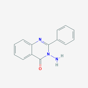 molecular formula C14H11N3O B155341 3-Amino-2-phenyl-4(3H)-quinazolinone CAS No. 1904-60-5