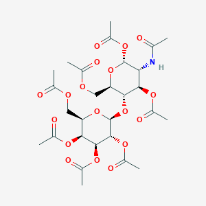 molecular formula C28H39NO18 B15534303 N-Acetyllactosamineheptaacetate 