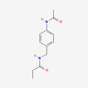molecular formula C12H16N2O2 B15534384 n-(4-Acetamidobenzyl)propionamide 