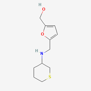 molecular formula C11H17NO2S B15534396 (5-(((Tetrahydro-2h-thiopyran-3-yl)amino)methyl)furan-2-yl)methanol 