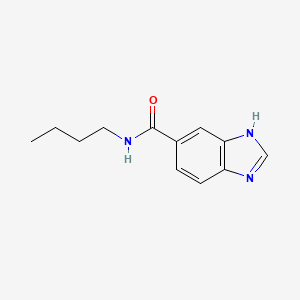 molecular formula C12H15N3O B15534464 n-Butyl-1h-benzo[d]imidazole-5-carboxamide 