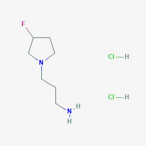 molecular formula C7H17Cl2FN2 B15534530 C7H17Cl2FN2 