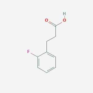molecular formula C9H9FO2 B155346 3-(2-Fluorophenyl)propionic acid CAS No. 1643-26-1