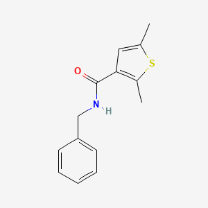 molecular formula C14H15NOS B15534686 N-benzyl-2,5-dimethylthiophene-3-carboxamide 