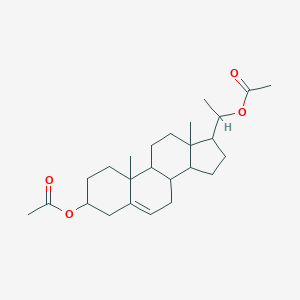 [17-(1-acetyloxyethyl)-10,13-dimethyl-2,3,4,7,8,9,11,12,14,15,16,17-dodecahydro-1H-cyclopenta[a]phenanthren-3-yl] acetate