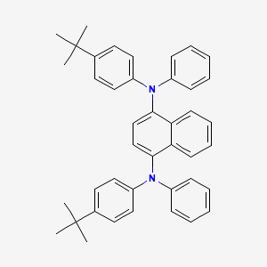 molecular formula C42H42N2 B15534728 N1,N4-Bis(4-(tert-butyl)phenyl)-N1,N4-diphenylnaphthalene-1,4-diamine 