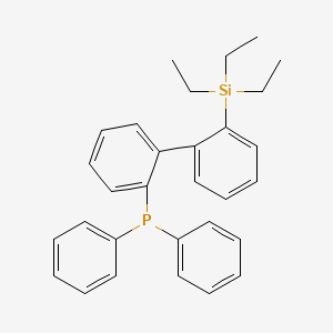 molecular formula C30H33PSi B15534736 Diphenyl(2'-(triethylsilyl)-[1,1'-biphenyl]-2-yl)phosphane 