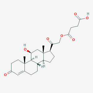 molecular formula C25H34O7 B155348 Corticosterone-21-hemisuccinate CAS No. 10215-77-7