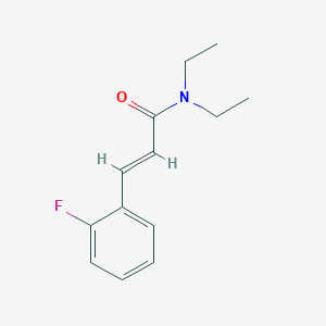 molecular formula C13H16FNO B15534944 n,n-Diethyl-3-(2-fluorophenyl)acrylamide 