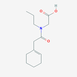 molecular formula C13H21NO3 B15535079 n-(2-(Cyclohex-1-en-1-yl)acetyl)-n-propylglycine 