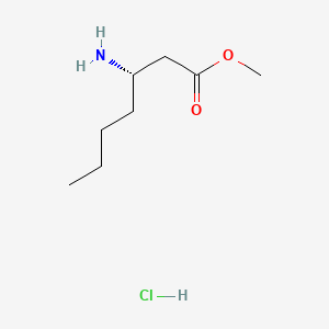 molecular formula C8H18ClNO2 B15535089 Methyl (3S)-3-Aminoheptanoate HCl 