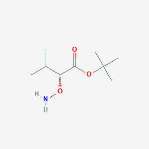 molecular formula C9H19NO3 B15535188 tert-Butyl (R)-2-(aminooxy)-3-methylbutanoate 