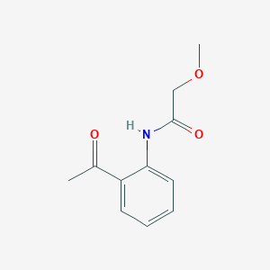 molecular formula C11H13NO3 B15535257 N-(2-acetylphenyl)-2-methoxyacetamide 