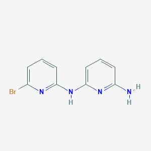 molecular formula C10H9BrN4 B15535263 N2-(6-Bromopyridin-2-yl)pyridine-2,6-diamine 