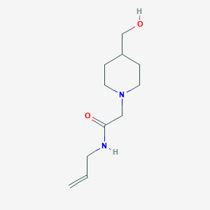 molecular formula C11H20N2O2 B15535273 n-Allyl-2-(4-(hydroxymethyl)piperidin-1-yl)acetamide 