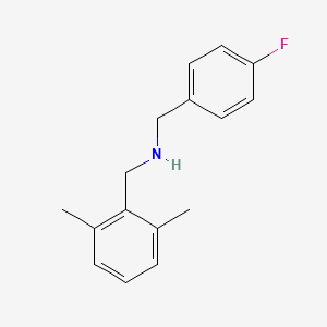 molecular formula C16H18FN B15535484 n-(2,6-Dimethylbenzyl)-1-(4-fluorophenyl)methanamine 