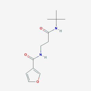 molecular formula C12H18N2O3 B15535524 n-(3-(Tert-butylamino)-3-oxopropyl)furan-3-carboxamide 