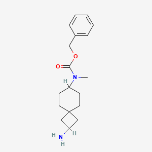 molecular formula C18H26N2O2 B15535535 Benzyl (2-aminospiro[3.5]nonan-7-yl)(methyl)carbamate 