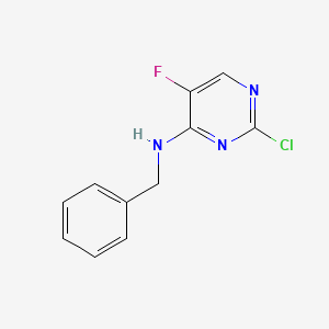 molecular formula C11H9ClFN3 B15535703 N-benzyl-2-chloro-5-fluoropyrimidin-4-amine 