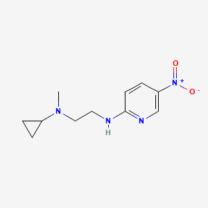 molecular formula C11H16N4O2 B15535749 n1-Cyclopropyl-n1-methyl-n2-(5-nitropyridin-2-yl)ethane-1,2-diamine 
