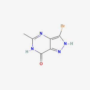 molecular formula C6H5BrN4O B15535777 3-Bromo-5-methyl-1,6-dihydro-7H-pyrazolo[4,3-d]pyrimidin-7-one 
