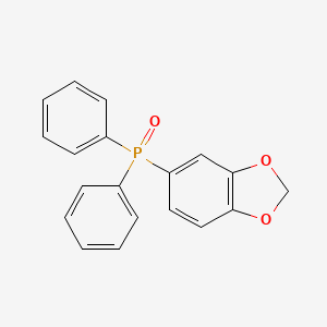 molecular formula C19H15O3P B15535842 Benzo[d][1,3]dioxol-5-yldiphenylphosphine oxide 